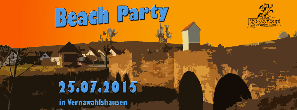 Beach Party BannerFB Ersatztermin 2015